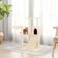 Vidaxl cat furniture with sisal scratching posts 82 cm cream-colored