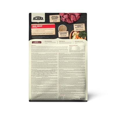 ACANA Classics Classic Red dry dog food bag with 2kg package featuring red and white branding and product label.