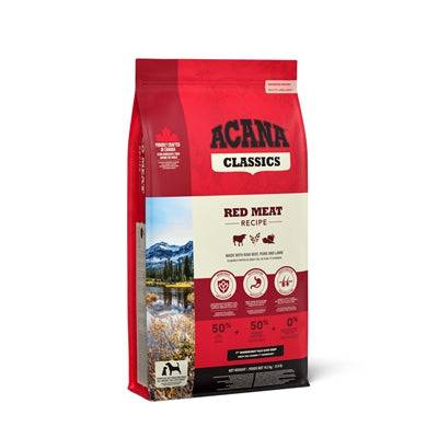 ACANA Classics Classic Red dry dog food in a 2kg bag, featuring high-quality ingredients for balanced nutrition.