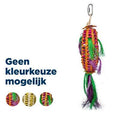 Back Zoo Nature Melon Pinata bird toy showing colorful melon-shaped design, 35x6x6 cm, designed for bird enrichment and play.