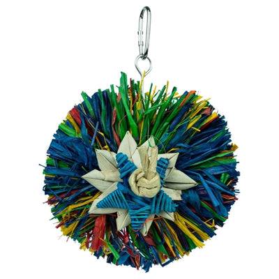 Back Zoo Nature Rainbow Star Bird Toy, 15 cm, colorful and engaging toy for parrots and small birds, made by Back Zoo Nature.