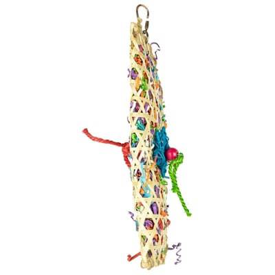 Back Zoo Nature Taco Waco bird toy, 27 cm, colorful chew toy for parrots and small birds, made by Back Zoo Nature.