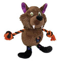 CROCI Fright Werewolf plush toy with rope, 30 cm, soft and cuddly LEKSAKER for dogs, featuring a spooky werewolf design with ropes.