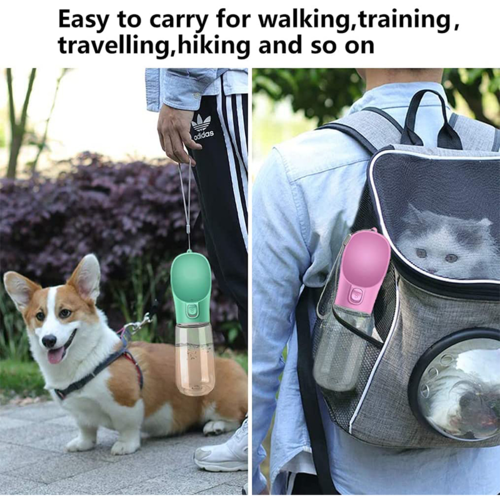 Portable Pet Water Bottle – Travel Dog & Cat Water Dispenser
