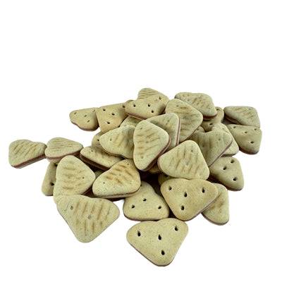 Dog Treatz Salmon Hearts dog treats in 2.5 kg bag, natural salmon-flavored dog biscuits, healthy snack for dogs.