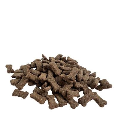 Dog Treatz smoked bone treats in 2.5 kg bag, crunchy dog snacks and biscuits for healthy chewing and tasty rewards.