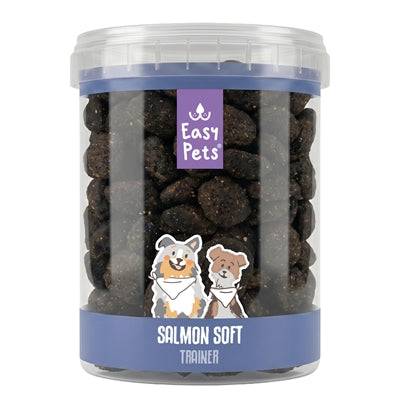 Easypets Salmon Soft Training Treats in 250g package, easy-to-chew GODIS KEX for dogs, soft salmon-flavored pet treats