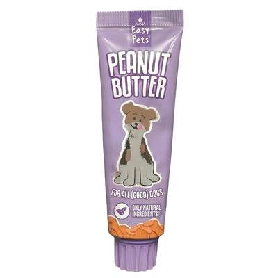 Easypets Lickables Peanut Butter MJUKA SNACKS in a box, showing soft, creamy peanut butter treat for dogs, branded Easypets.