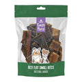 Easypets Torkade Snacks Rundvlees Platt Små Bitar, 200g, natural dried beef treats for dogs