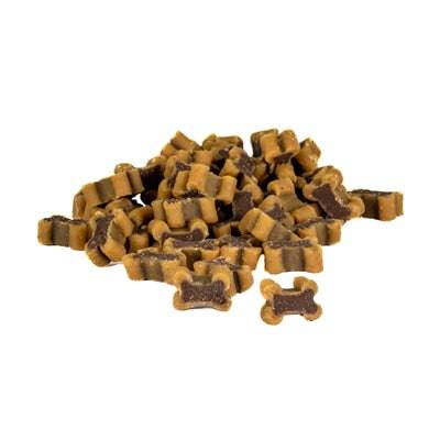 Frigera Soft Treats Bones Lamb and Rice, MJUKA SNACKS for dogs, showing soft, chewy treats in lamb and rice flavor.
