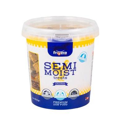 Frigera Semi-Moist Treats Chicken for dogs, 500g, soft snacks from Frigera in a resealable package