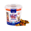 Frigera Soft Treats Mini Mix Bones, soft pet snacks in a 500g pack, designed for dogs by Frigera.