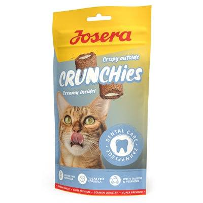 Josera Crunchies Dental snack for dogs in 60g package, natural dog treats with dental benefits from JOSERA.