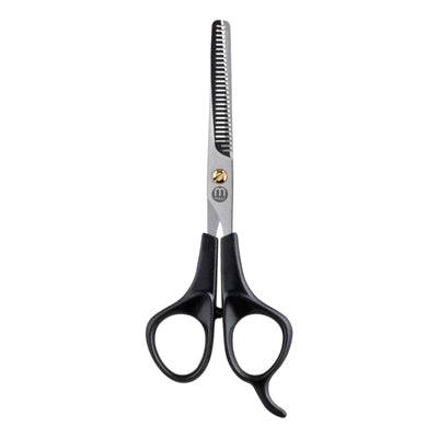 Mikki Double Thinning Scissors for dogs, pet grooming tool with stainless steel blades for pets' fur trimming and thinning.