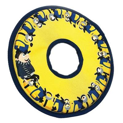 Minions canvas frisbee in bright yellow with Minions design, 25x25 cm, perfect for outdoor play and fun.