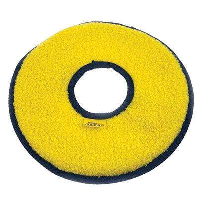 Yellow Minions canvas frisbee, 25x25 cm, designed for kids, featuring Minions character from the LEKSAKER brand.