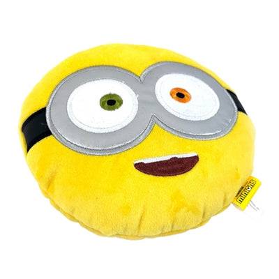 Minions squeaky head plush toy by MINION, soft and colorful, measuring 19x15.5x6 cm, ideal for kids and plush toy collectors.