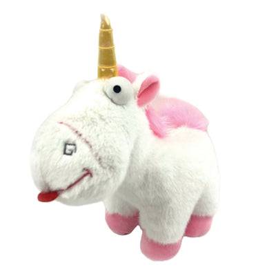 Minions So Fluffy Unicorn plush toy by MINION, white, 19.8 x 7.4 x 15.2 cm, soft and cuddly LEKSAKER for kids.