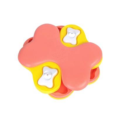 Nina Ottosson Dog Tornado puzzle toy, 5x21x17 cm, designed to challenge and entertain dogs with interactive treat dispensing.