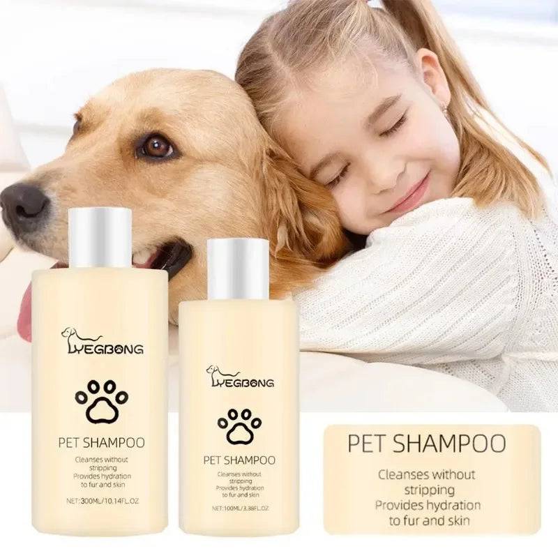 Pawciara Gentle Pet Shampoo for dogs and cats, moisturizing cleanser with softening and anti-mite properties, suitable for all pets.