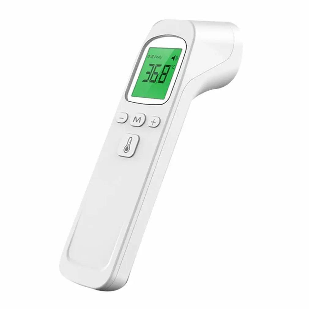 Pawciara digital infrared pet thermometer showing quick temperature measurement on a handheld device for animals.