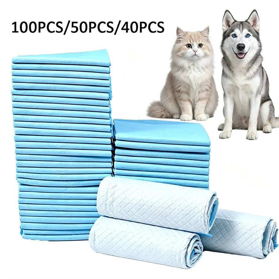 Pawciara absorbent dog and cat pee pads, disposable training pads, 20-pack, soft, dry, and absorbent pet potty training supplies