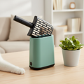 Rotho MyPet cleaning set for small animals, green anthracite litter box, 16.2x9.1x29 cm, ideal for small pet habitats and cages.