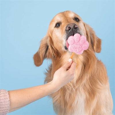 Hard dog snack Smoofl Strawberry Ice Cream Mix in a glass, 160g, for dogs, made by Smoofl.