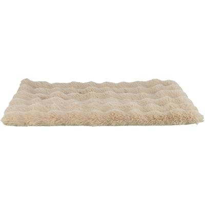 Trixie Elli Plush Lounge Mat in beige, 90 x 70 cm, a comfortable dog bed with soft plush material for pets.