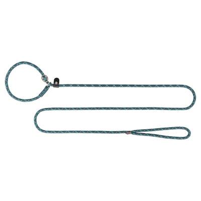 Trixie Retriever Lead Summit Round Reflective Nylon Collar and Leash in petrol and aqua for dogs.