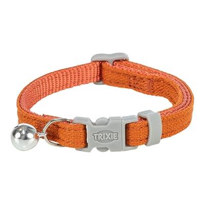 Trixie soft round nylon cat collar and leash set in assorted colors, 20-30 cm length, 1 cm wide, for small cats.