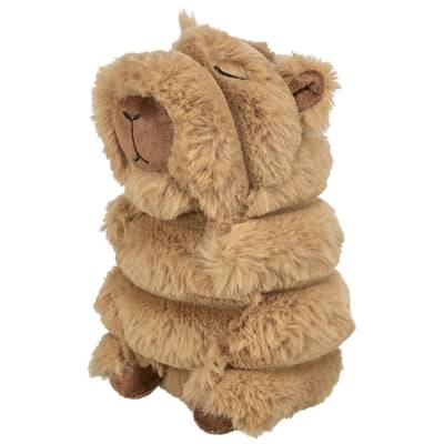 Brown Trixie Capybara plush toy from LEKSAKER collection, soft and cuddly for children, made by TRIXIE.