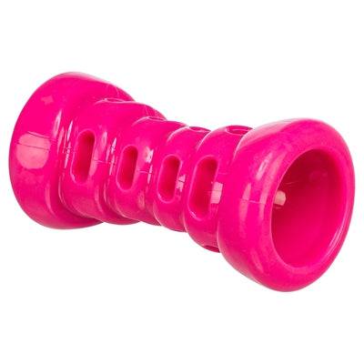 Pink Trixie Ball Soft & Strong TPR dog toy, lightweight and durable lekseker for active play, by TRIXIE.