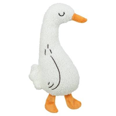 White Trixie plush goose toy, 28 cm, soft and cuddly LEKSAKER from TRIXIE, perfect for children or plush collectors.