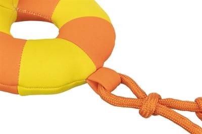 Trixie Aqua Toy Duck on Rope for dogs, 20x36 cm, durable chew toy with rope handle for playful outdoor fun.