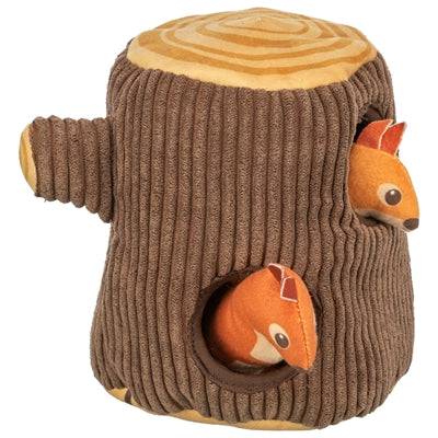 Trixie Puzzle Tower with Squirrel, a 16 cm interactive cat toy with a squirrel figure for stimulating play.