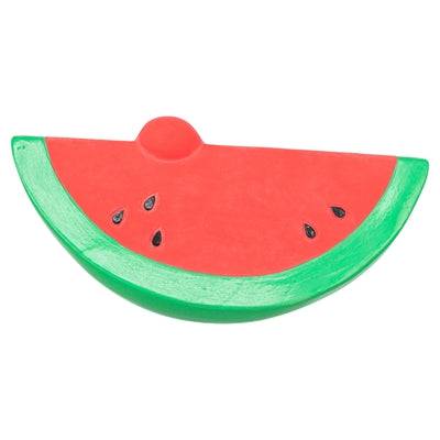 Trixie Watermelon Latex Toy for pets, red and green, 15.5 x 8.5 x 7 cm, made of durable latex by Trixie.