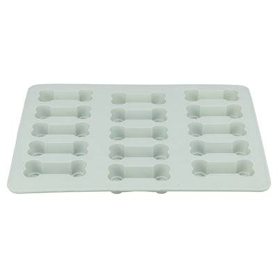 Gray Trixie silicone baking mat for pet treats in bone shape, 24x29 cm, ideal for baking and making dog treats.