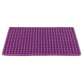 Trixie silicone baking mat for pet treats, purple, 38 x 28 cm, reusable and BPA-free for baking pet snacks.