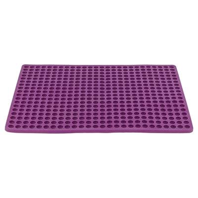 Trixie silicone baking mat for pet treats, purple, 38 x 28 cm, reusable and BPA-free for baking pet snacks.