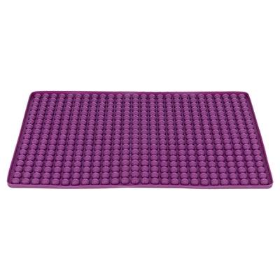 Trixie Silicone Baking Mat for Pet Treats in purple, 38x28 cm, non-stick surface for baking dog treats with BPA-free material.