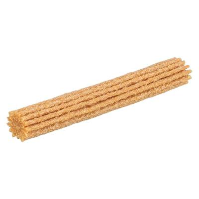 Trixie Denta Fun Puffed Rolls with Chicken Breast, 100g, dog chew snack, TUGG brand, with visible puffed rolls and chicken flavor.