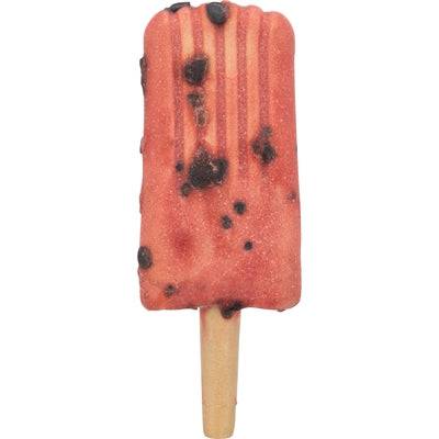 Trixie Sommar Ice Pop in red, 55g, a summer treat for pets, featuring a red ice pop on a stick.
