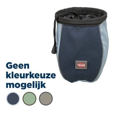 Trixie UTOMHUS treat bag made of polyester, assorted colors, measuring 13x13x15 cm, ideal for pet treats and storage