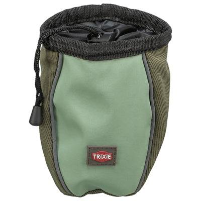 TRIXIE UTOMHUS treat bag in polyester, assorted colors, 13x13x15 cm for pet treats and accessories.