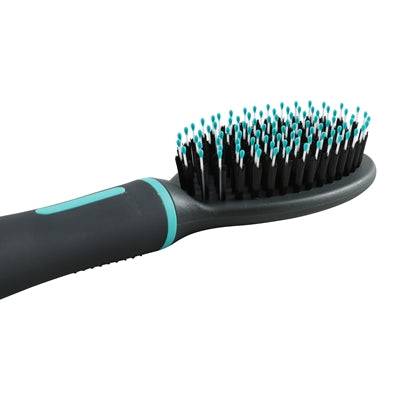 Zolux Anah Brush KAMMAR/BORSTAR with nylon and plastic pins in black and blue, suitable for grooming pets.