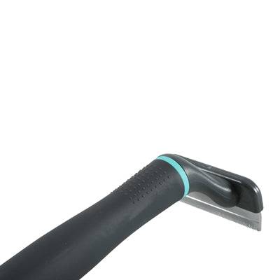 Zolux Anah Carding Super Brush KAMMAR/BORSTAR in black and blue with 5x2.5x15 cm design for grooming pets.