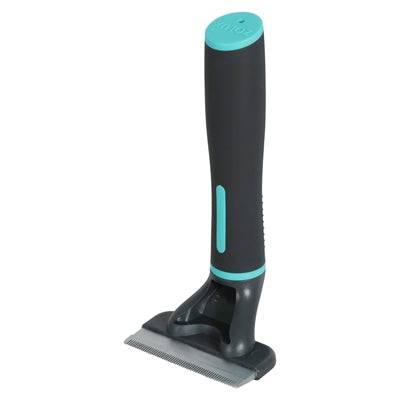 Zolux Anah Carding Super Brush Kammar/Borstar with black and blue bristles for grooming pets.