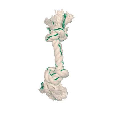 Zolux Mint-Flavored Cotton Rope Toy for pets, small chew toy with mint scent, durable and soft cotton material.