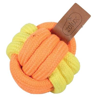 Zolux Twist Ball toy for pets, 7x7x7 cm, colorful assorted lekser made of durable material for playful pets.